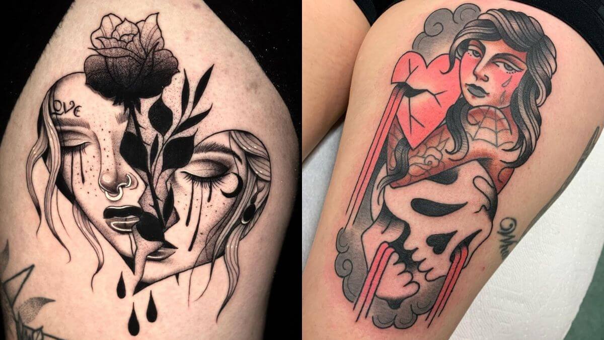 Tattoo uploaded by Mackenzie Descamps • Broken Heart Tattoo • Tattoodo