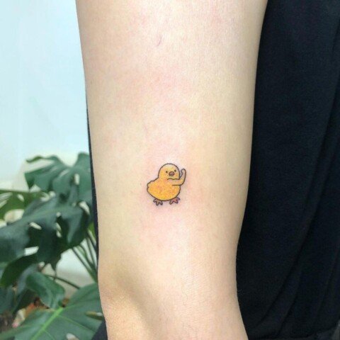 31 Most Adorable Small Chick Tattoos For 2024 – Eye On Tattoos