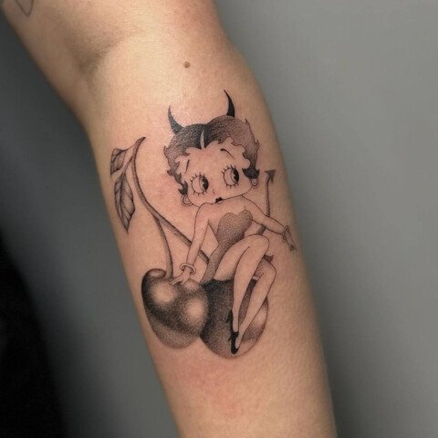 Inked & Irresistible: 45 Sassy Betty Boop Tattoos For 2024 – Eye On Tattoos